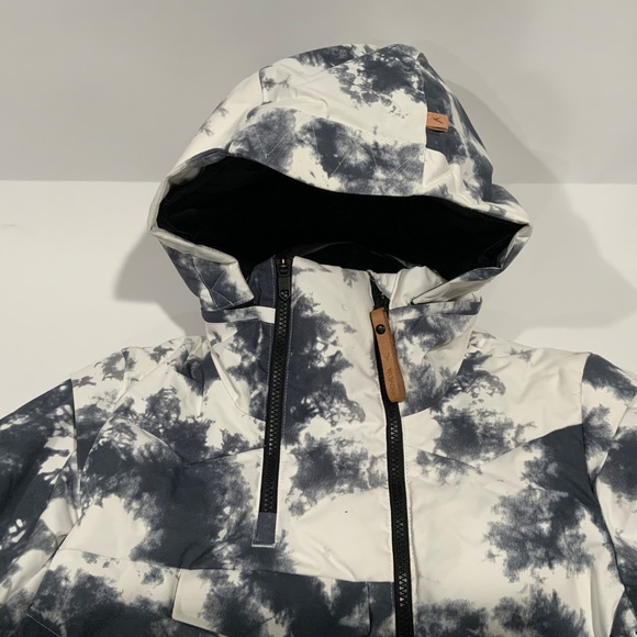 Indyeva Womens Ayaba Simplified Down Tie Dye Jacket - Picture 5 of 9